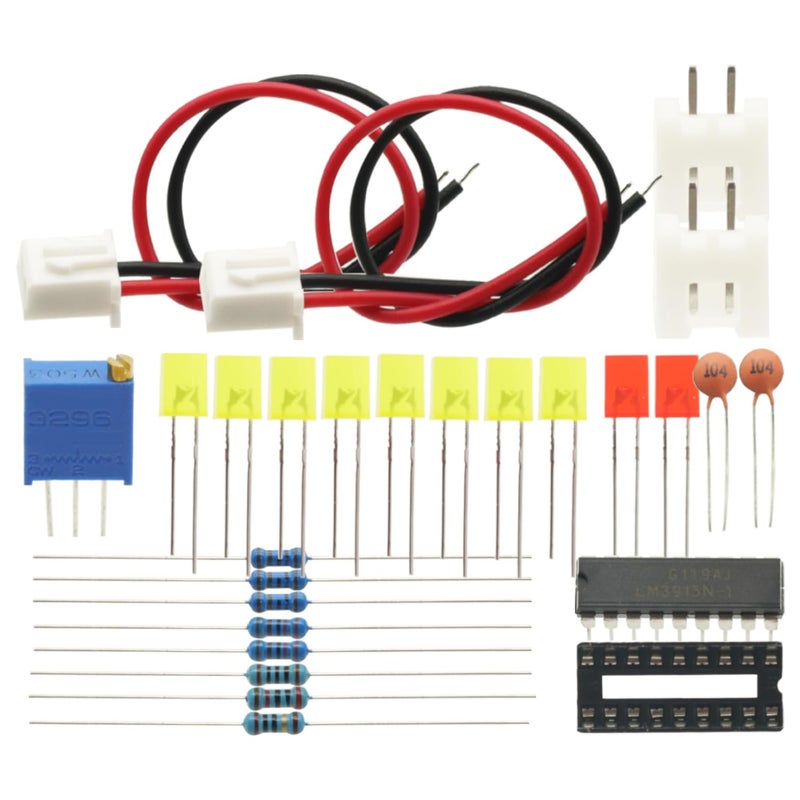GODIYMODULES 2Pcs 10 Audio Level Indicator LM3915 DIY Kit Electronic Audio Indicator Suite - Image 4